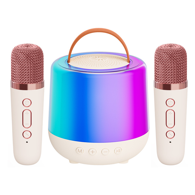 Bežični karaoke zvučnik s integriranim mikrofonom i ugrađenom baterijom, 5W, Bluetooth 5.3, 20Hz–20kHz, IPX3