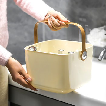 Κασάκι αποθήκευσης ειδών περιποίησης - Διαφανές PET υλικό, Μοντέρνος φορητός σχεδιασμός, Μοντέλο T-100