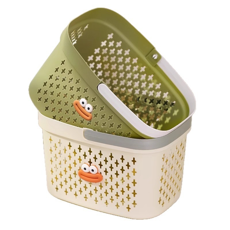 Καλάθι Ντους από PP με Χειρολαβή για Μπάνιο – Ορθογώνιος Αποθηκευτικός Οργανωτής