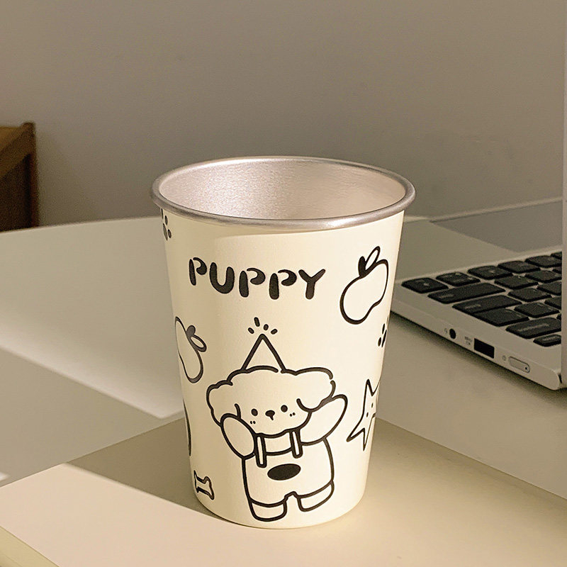 Pahar pentru periuța de dinți cu design de pisicuță desen animat, din plastic, fără marcă