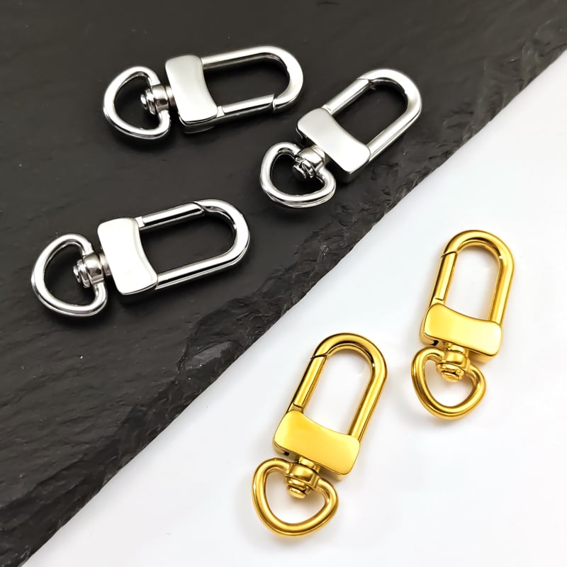 Cataramă pentru bagaj din oțel inoxidabil, lustruită oglindă, Zhenggang, lansare iarna 2025, trend personalizat pentru accesorii DIY bijuterii