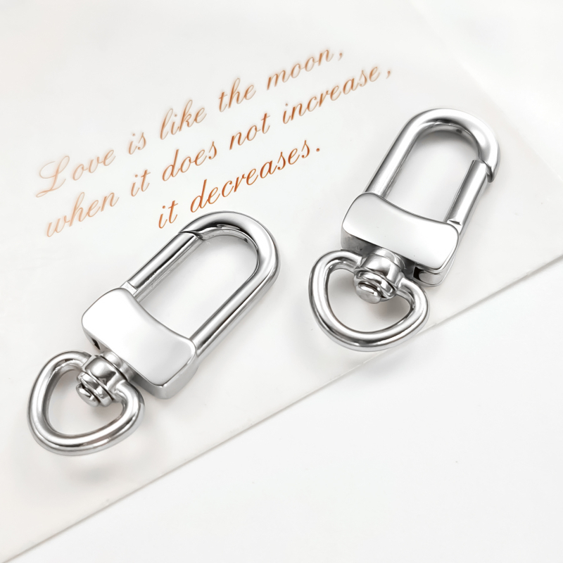 Cataramă pentru bagaj din oțel inoxidabil, lustruită oglindă, Zhenggang, lansare iarna 2025, trend personalizat pentru accesorii DIY bijuterii