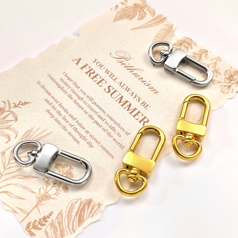 Cataramă pentru bagaj din oțel inoxidabil, lustruită oglindă, Zhenggang, lansare iarna 2025, trend personalizat pentru accesorii DIY bijuterii