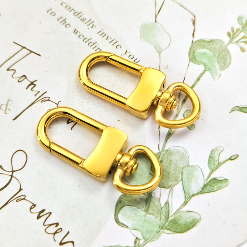 Cataramă pentru bagaj din oțel inoxidabil, lustruită oglindă, Zhenggang, lansare iarna 2025, trend personalizat pentru accesorii DIY bijuterii