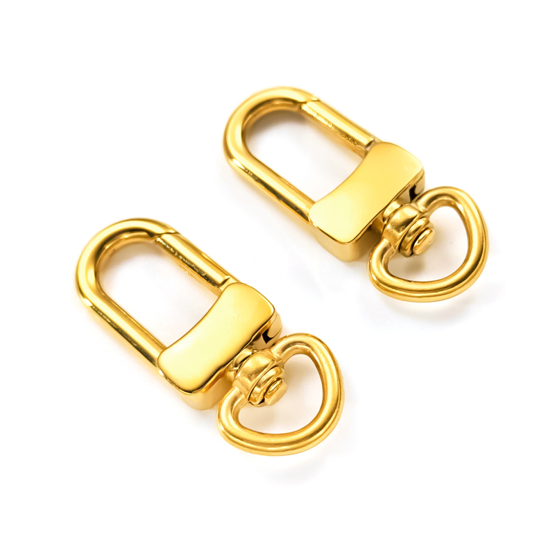 Cataramă pentru bagaj din oțel inoxidabil, lustruită oglindă, Zhenggang, lansare iarna 2025, trend personalizat pentru accesorii DIY bijuterii