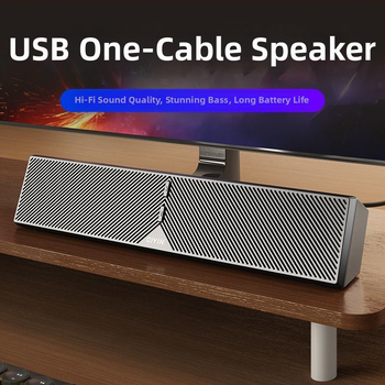 Επιτραπέζια ηχεία PC με USB/Bluetooth, υπογούφερ, 2.0 κανάλια, 6W, 5V, ήχος 3D Surround