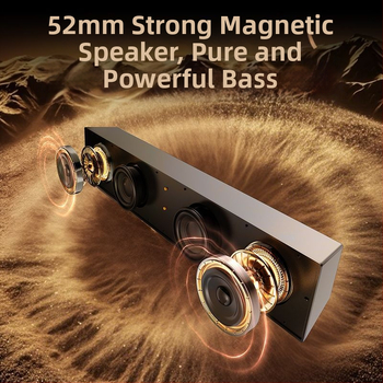 Επιτραπέζια ηχεία PC με USB/Bluetooth, υπογούφερ, 2.0 κανάλια, 6W, 5V, ήχος 3D Surround