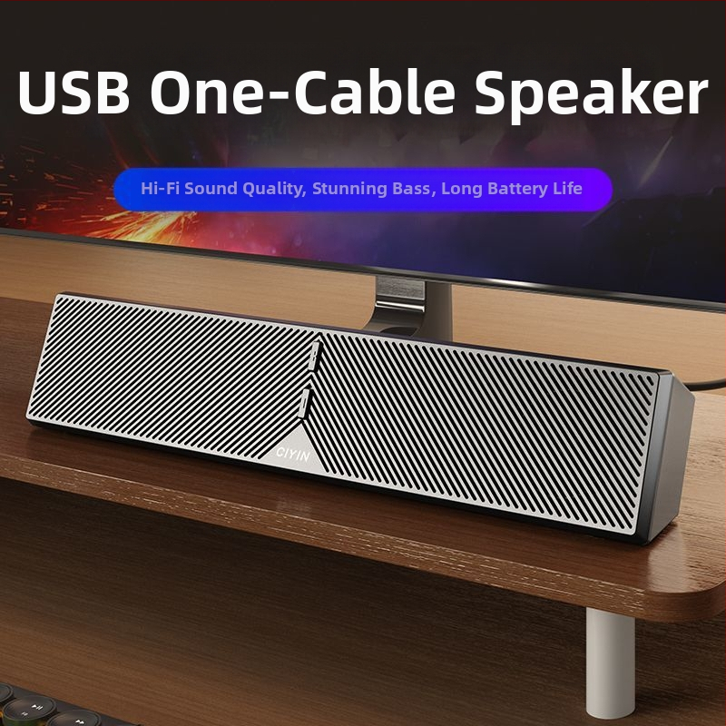 Επιτραπέζια ηχεία PC με USB/Bluetooth, υπογούφερ, 2.0 κανάλια, 6W, 5V, ήχος 3D Surround