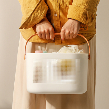 Πλαστικό καλάθι μπάνιου σε ιαπωνικό στυλ για αποθήκευση καλλυντικών, μάρκα Red Dust, συσκευασία 40 τεμάχια