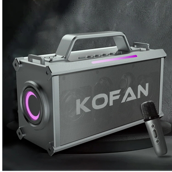 Vezeték nélküli Bluetooth hangszóró karaokehoz, sztereó hangzás, 2 hangszóró, Bluetooth 5.0, 20W, frekvenciaátvitel 100Hz-20kHz, beépített akkumulátor 2000-4000mAh