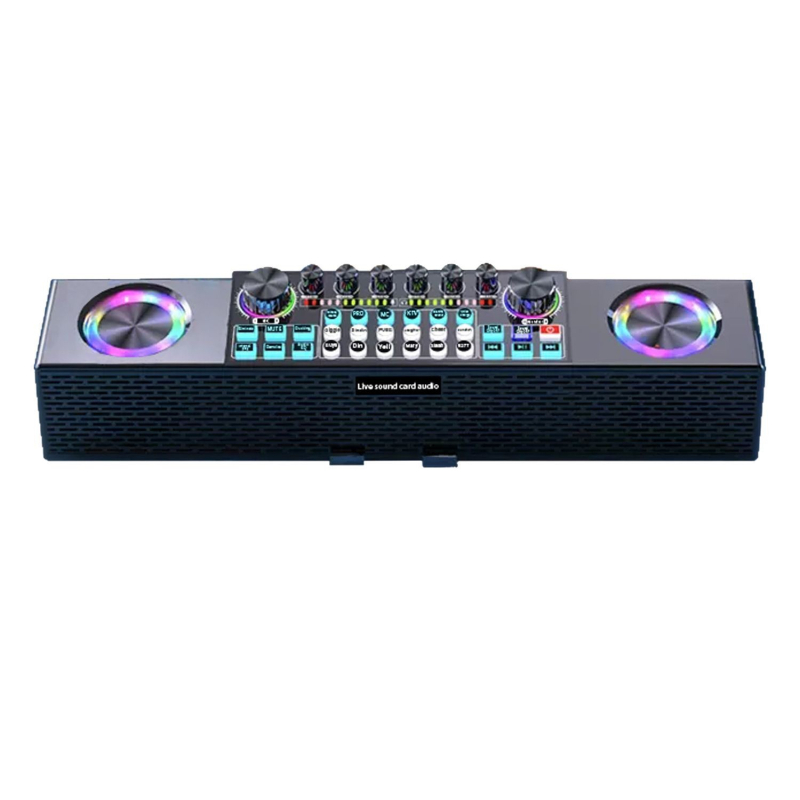 SY6 zvučni sustav: zvučna karta, zvučnik i mikrofon integrirani, bežično punjenje, Bluetooth 5.3, dva mikrofona, snimanje, frekvencijski raspon 20 Hz–20 kHz