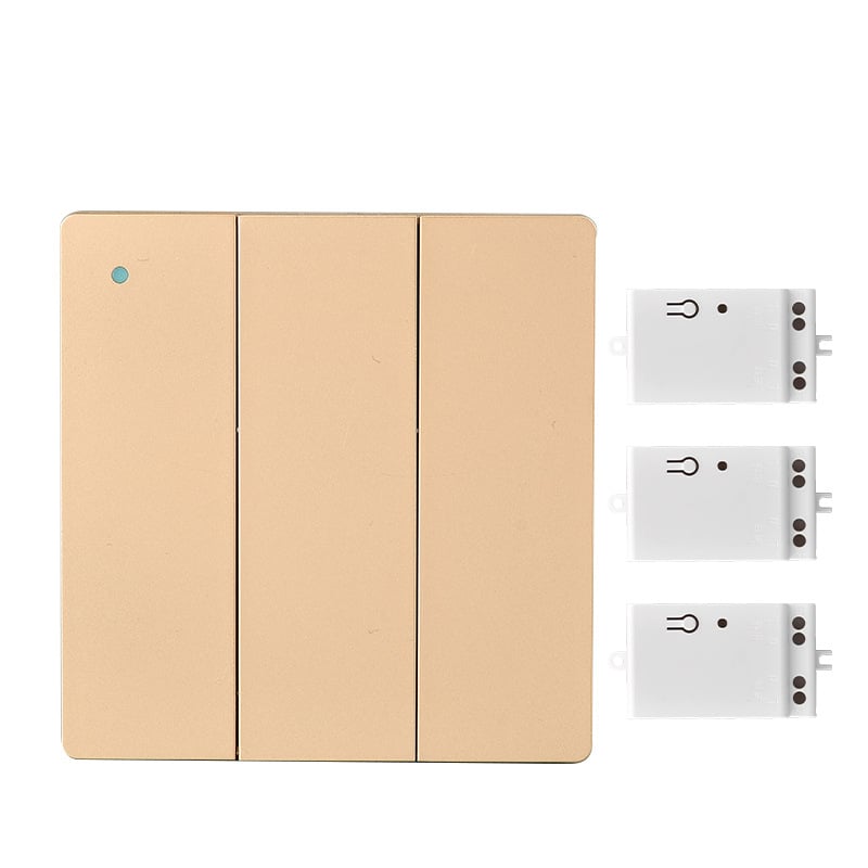 Panou de perete pentru lampă, fără cabluri, alimentare proprie, control de la distanță, utilizare în interior, -20°C până la 55°C