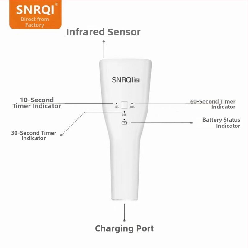 Saiki K6 Prenosná indukčná lampa na nechty, nabíjateľná, pre salóny