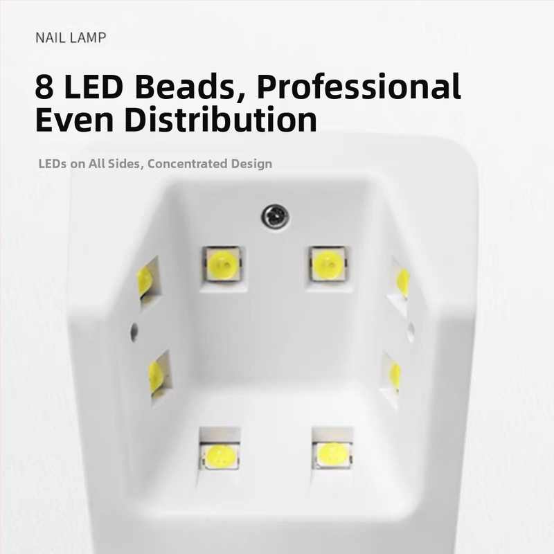 Saiki K6 Prenosná indukčná lampa na nechty, nabíjateľná, pre salóny