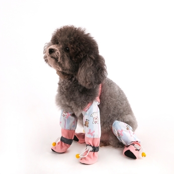 Îmbrăcăminte pentru câini: Pantaloni de plimbare cu acoperire pentru labă, impermeabili și rezistenți la murdărie, stil european-american, model PET-DMDD6, pentru toate sezoanele