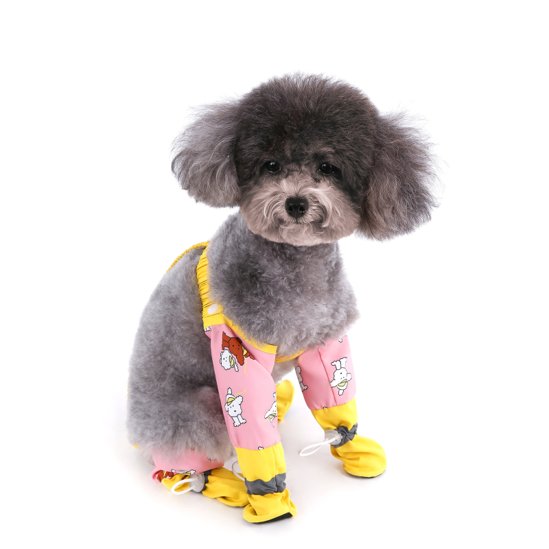 Îmbrăcăminte pentru câini: Pantaloni de plimbare cu acoperire pentru labă, impermeabili și rezistenți la murdărie, stil european-american, model PET-DMDD6, pentru toate sezoanele