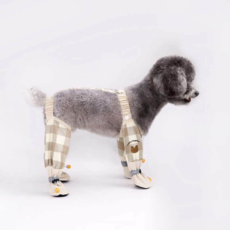 Îmbrăcăminte pentru câini: Pantaloni de plimbare cu acoperire pentru labă, impermeabili și rezistenți la murdărie, stil european-american, model PET-DMDD6, pentru toate sezoanele