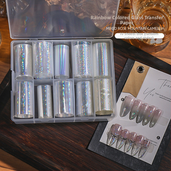 Хартия за прехвърляне на маникюр – лазерен трансфер, модел: Звездно небе, серия Princess