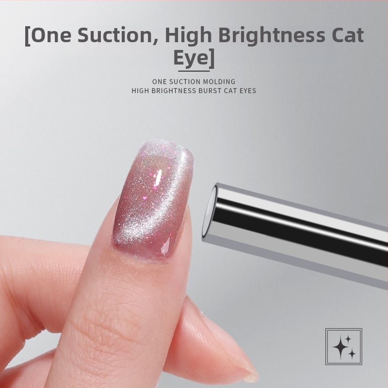 Μαγνήτης νυχιών με μάτι γάτας - Πολυλειτουργικός διπλής κεφαλής κυλινδρικός μόνιμος μαγνήτης, ανοξείδωτο ατσάλι 23 g