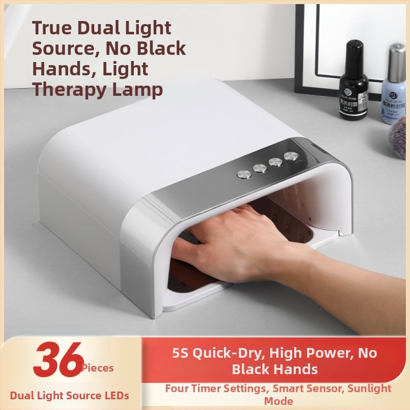 Lampa na nechty s 36 dvojitými svetelnými zdrojmi, inteligentný dizajn, rýchle sušenie UV fototerapie, model Z38