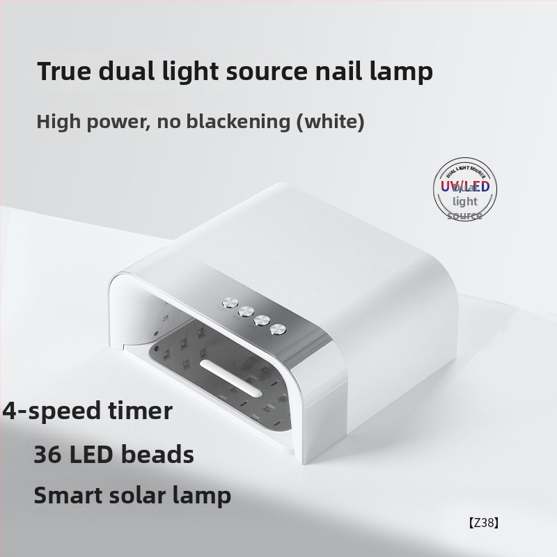 Lampa na nechty s 36 dvojitými svetelnými zdrojmi, inteligentný dizajn, rýchle sušenie UV fototerapie, model Z38