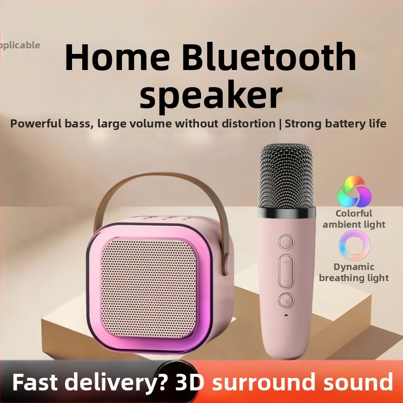 Bežični Bluetooth zvučnik s integriranim mikrofonom za kućno karaoke – IPX7 vodootporan, raspon frekvencija 100 Hz–20 kHz, SNR ≥70 dB, kućište ABS