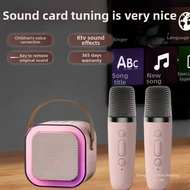 Bežični Bluetooth zvučnik s integriranim mikrofonom za kućno karaoke – IPX7 vodootporan, raspon frekvencija 100 Hz–20 kHz, SNR ≥70 dB, kućište ABS