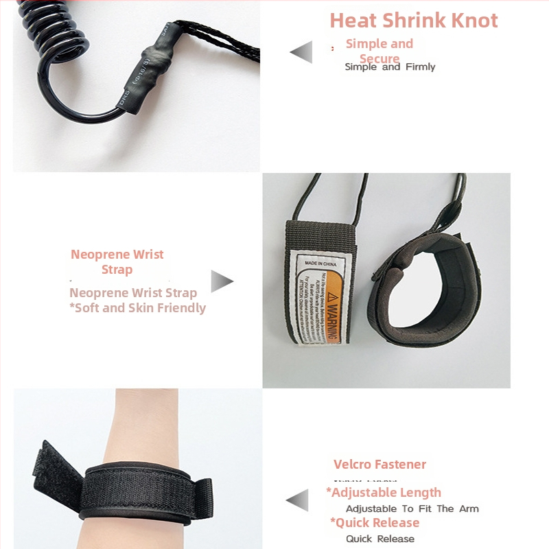 TPU bezpečnostný zápästný pás na surfovanie (Materiál: TPU; Kategória: Surfboard; QC: JJ)