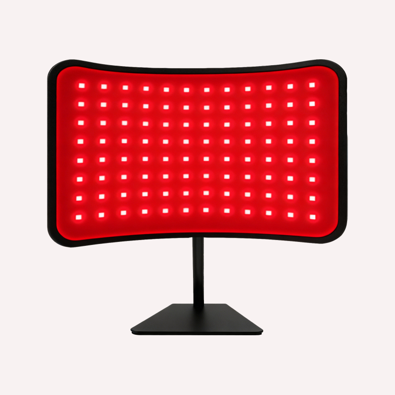 Infravörös fénnyel terápia lámpa deréktámasztóval, kivehető kettős funkciójú kozmetikai eszköz, asztali lámpa, modell RL-007, alumíniumötvözet test, 5-szintű fényerő