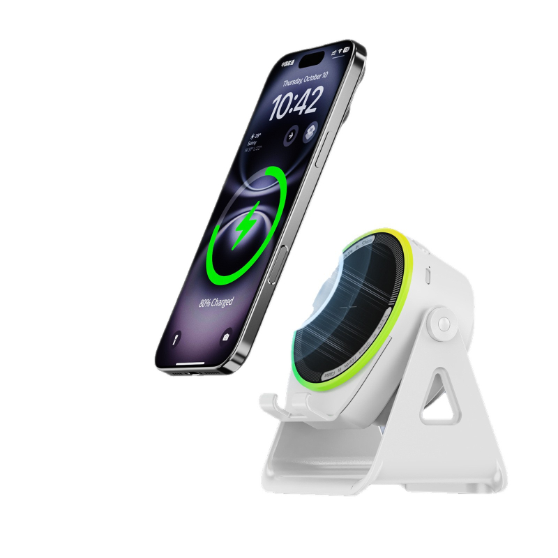 Višestruki bežični stalak za telefon s Bluetooth zvučnikom (Bluetooth 5.3, 5W, 100 Hz-20 kHz, domet 10 m, baterija 1000–1200 mAh)