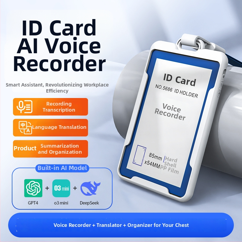 K3a AI diktafón pre obchodné stretnutia s prekladom v reálnom čase a simultánnym tlmočením – WAV, nahrávanie 1080, dosah 10 m, USB 2.0