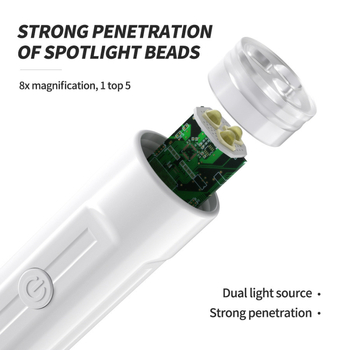 Lampa za nokte – ručna, prijenosna, spojena na struju, mini fototerapijska lampa za nokte