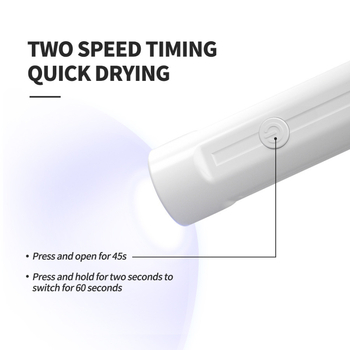 Lampa za nokte – ručna, prijenosna, spojena na struju, mini fototerapijska lampa za nokte