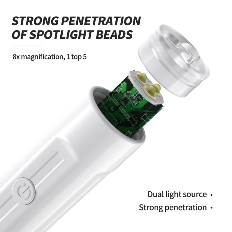 Lampa za nokte – ručna, prijenosna, spojena na struju, mini fototerapijska lampa za nokte