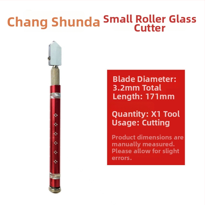 Cap de tăiere pentru sticlă cu vârf diamantat pentru sticlă groasă – deschidere rotativă, tăiere plăci ceramice, rotiță ceramică