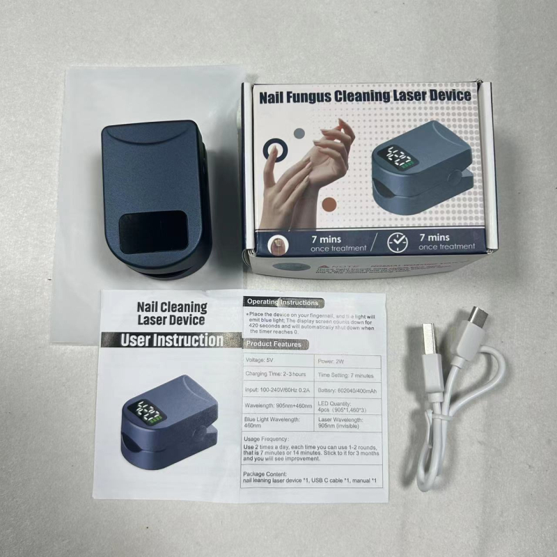 Kézi körömgomba tisztító lámpa – Modell 2402, OEM, általános használatra