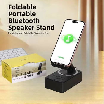 Stolni držač za livestream s Bluetooth zvučnikom i ugrađenom baterijom – 4-u-1 za mobilne telefone