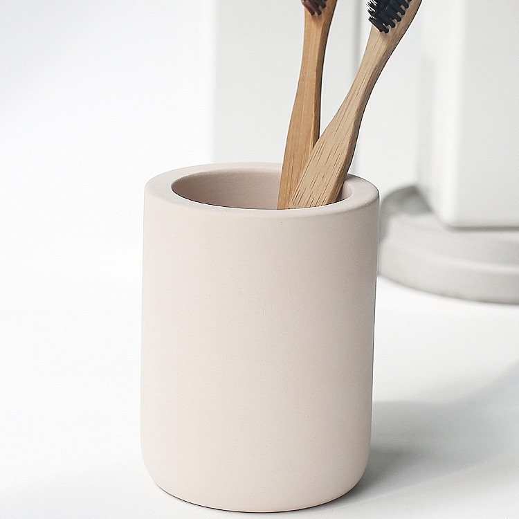 Fürdőszobai diatomit fogkefetartó, fúrás nélküli telepítéshez, nedvességálló, gyorsan száradó tároló