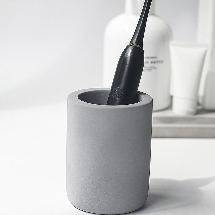 Fürdőszobai diatomit fogkefetartó, fúrás nélküli telepítéshez, nedvességálló, gyorsan száradó tároló