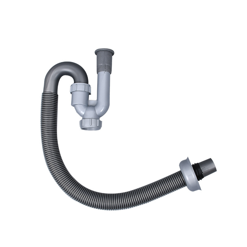 S-alakú mosdócső szett – PP anyag, S-alakú forma, forgatható lemez, modern minimalist stílus, testreszabható feldolgozás