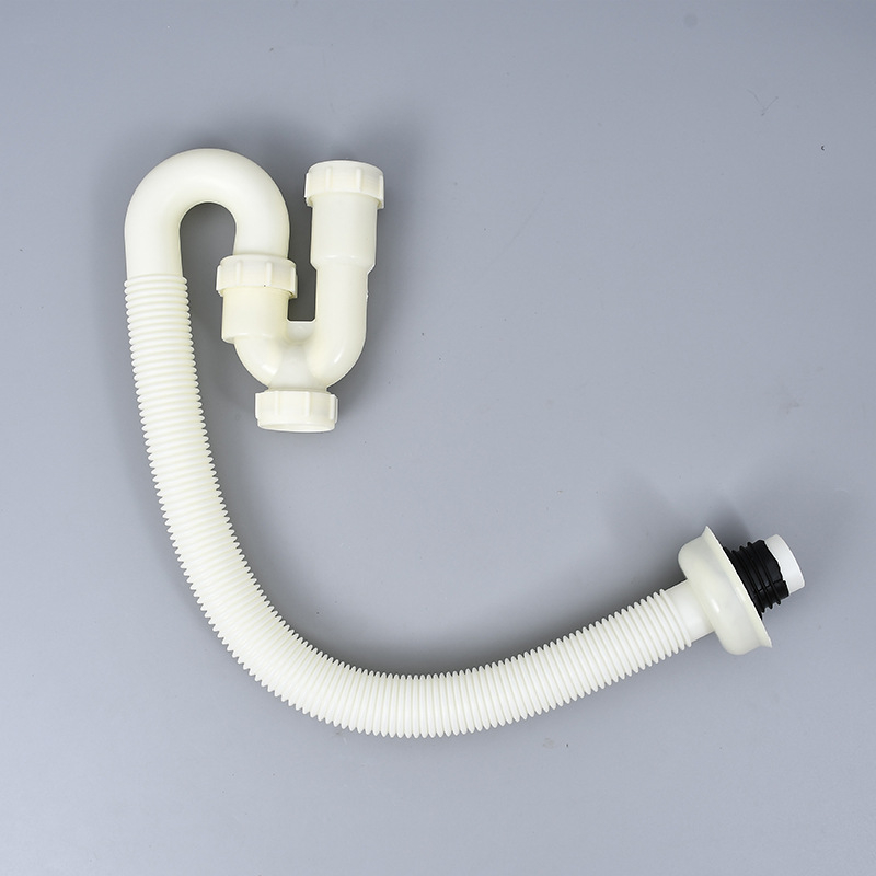 S-alakú mosdócső szett – PP anyag, S-alakú forma, forgatható lemez, modern minimalist stílus, testreszabható feldolgozás