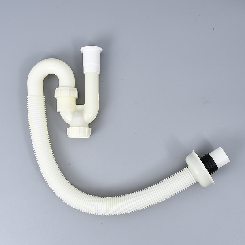 S-alakú mosdócső szett – PP anyag, S-alakú forma, forgatható lemez, modern minimalist stílus, testreszabható feldolgozás