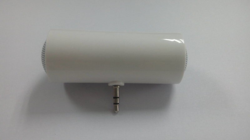 Mini USB vanjski zvučnik, 3,5 mm priključak, ABS kućište, 1 zvučnik, snaga 3W