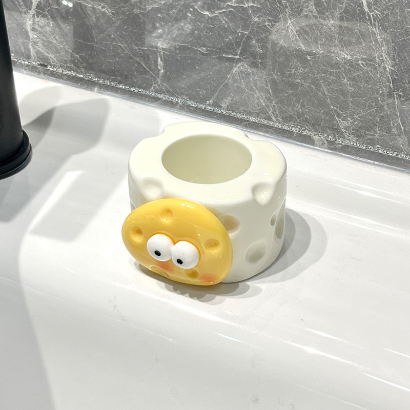 Kerámiából készült elektromos fogkefetartó, fúrás nélküli szereléssel, fogkrém tárolóval, fürdőszobába