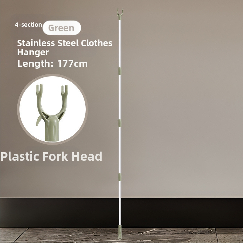 Bară de uscat haine cu braț extensibil pentru balcon, oțel inoxidabil, marca Unique, stil modern minimalist