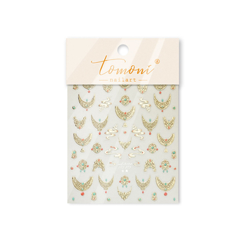 Αυτοκόλλητα νυχιών για γαλλικό μανικιούρ με μοτίβα Δυτικού στυλ Ντουάνχουάν και αρχαιοελληνικά διακοσμητικά; με κόλλα πίσω για εύκολη εφαρμογή (Μάρκα: Tomoni nail art; Προέλευση: Zhejiang; Μοντέλο: Αστρικό ουρανό; Στυλ: Γλυκό; Κατάλληλο για όλους)