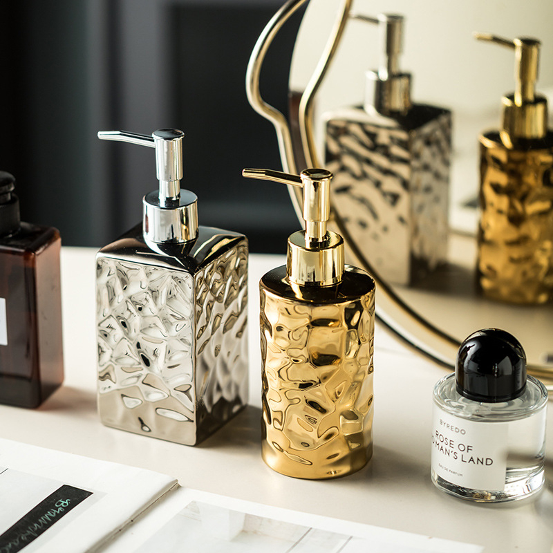 Zi Letter kerámia pumpás üveg szállodai kényelméhez, 340 ml, logó nélkül