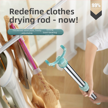 Umeraș extensibil din oțel inoxidabil pentru uscarea hainelor pe balcon – stil minimalist modern, lansare 2025