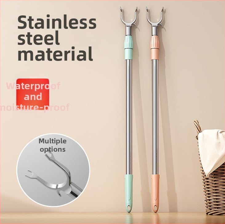 Umeraș extensibil din oțel inoxidabil pentru uscarea hainelor pe balcon – stil minimalist modern, lansare 2025