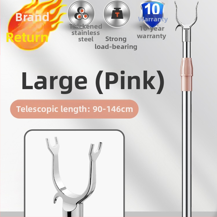 Umeraș extensibil din oțel inoxidabil pentru uscarea hainelor pe balcon – stil minimalist modern, lansare 2025